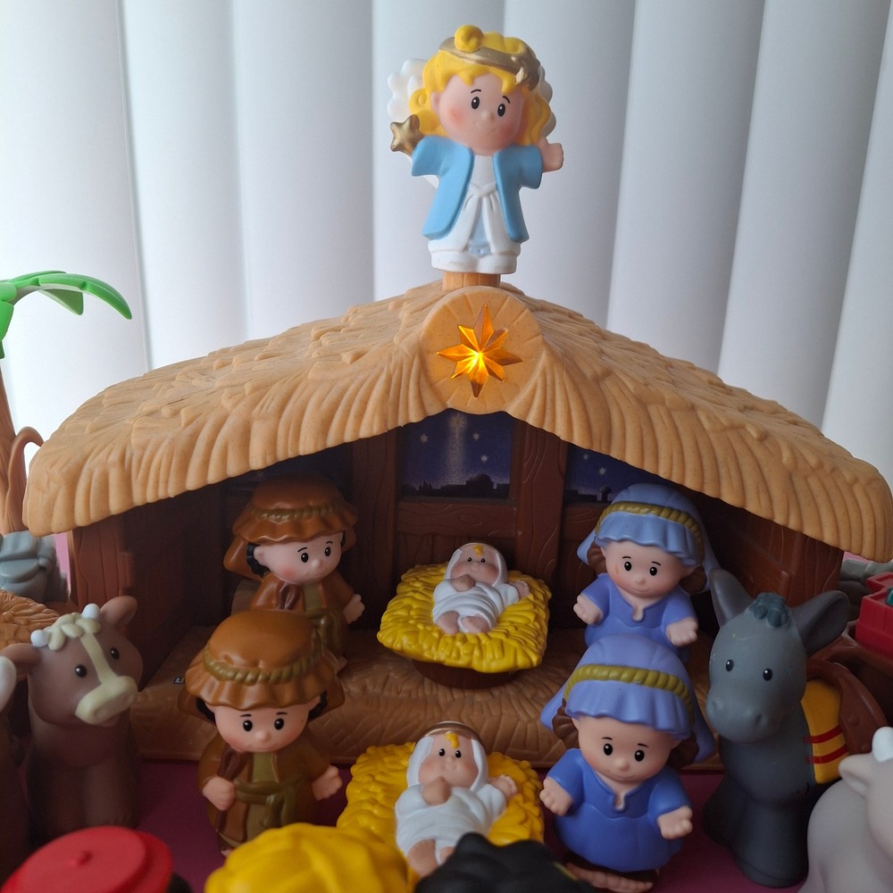 Fisher Price Little People Christmas Story Nativity Set x2 Light Sound Music - Picture 6 of 8